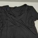 Spring Womens Silk T-Shirt Women Short Sleeve Solid Color V-Neck Summer Thin Casual Topsize L