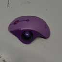 seenda Wireless Trackball Mouse, Bluetooth - Ergonomic Rollerball Mouse Rechargeable, 3 Device Connection Optical Mice Adjustable DPI Thumb Control Mice Compatible for Mac/Android/Windows - Purple