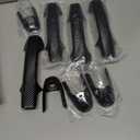 TEAMWILL Black Carbon Fiber Watercup Panel Trim Cover Decor for Honda Civic 8th 2006-2011