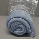 Bedsure Fleece King Size Blankets for Bed Light Blue - Soft Lightweight Plush Cozy Fuzzy Luxury Microfiber, 108x90 inches