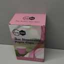 100 Pack 3 oz Pink Paper Cups,Mouthwash Cups, Disposable Bathroom Cups,Small Paper Cups 3oz Ideal for Bathroom, Supermarket, Birthday Party, Picnic and BBQ