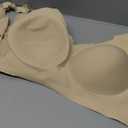 LetsJoli Bras for Women Supportive Wireless Push Up Bra Full Coverage No Underwire Seamless Plus Size for Older Women (XX-Large, Nude)