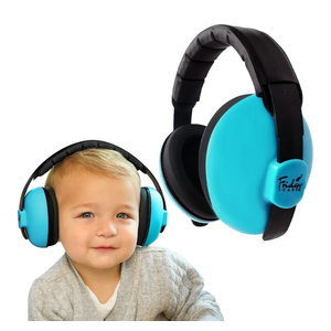 Baby Headphones - Baby Ear Protection, Noise Cancelling Headphones with Adjustable Headband for Ages 0-24 Months, Blue