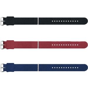 Fashion Nylon Strap 12 14 16mm Ladies Color small Watch Band (3 piece)