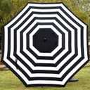 Sunnyglade 9ft Patio Umbrella Replacement Canopy Market Umbrella Top Outdoor Umbrella Canopy with 8 Ribs