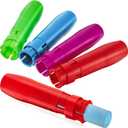 Outus 5 Pieces Sidewalk Chalk Holders Railroad Chalk Holder Jumbo Plastic Adjustable Clip for Kids Teachers Students Back to School Office Classroom