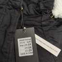 Soularge Women's Winter Plus Size Sherpa Lined Jacket with Detachable Hood (2X, Black)