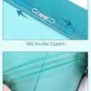 4 x Bagail Ultralight Compression Cubes 7 Set - 3 Packing Cubes, 3 Organizers, and 1 Shoe Bag (Teal)