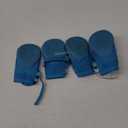 QUMY Dog Shoes for Large Dogs, Medium Dog Boots & Paw Protectors for Winter Snowy Day, Summer Hot Pavement, Water-Resistant in Rainy Weather, Outdoor Walking, Indoor Hardfloors Skid-Resistant Sole (Size 5: 2.4''x2.8''(W*L) (Pack of 4))