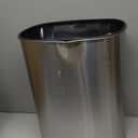 BestOffice | 13 Gallon Trash Can with Lid | Automatic Touchless Garbage Can | Odor Control | Modern Oval Design | Easy to Clean | Stainless Steel | Fits Any Kitchen, Bathroom, Office or Home