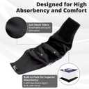 Paw Legend Washable Dogs Diapers Male Dog Belly Bands for Male Dogs Diapers Reusable Puppy & Doggie Diapers Male (5 Pack, Large)