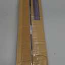 28-50 Inch Heavy Duty Black Curtain Rod Set - 2 Pack Cafe Rods With Brackets for Windows, Doors, Kitchen, Bathroom