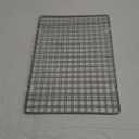 2PCS Cooling Racks for Cooking and Baking - 10" x 15"Heavy Duty Stainless Steel Wire Rack for Baking, Grilling, Roasting - Oven & Dishwasher Safe - Fits Jelly Roll Sheet Pan-Silver