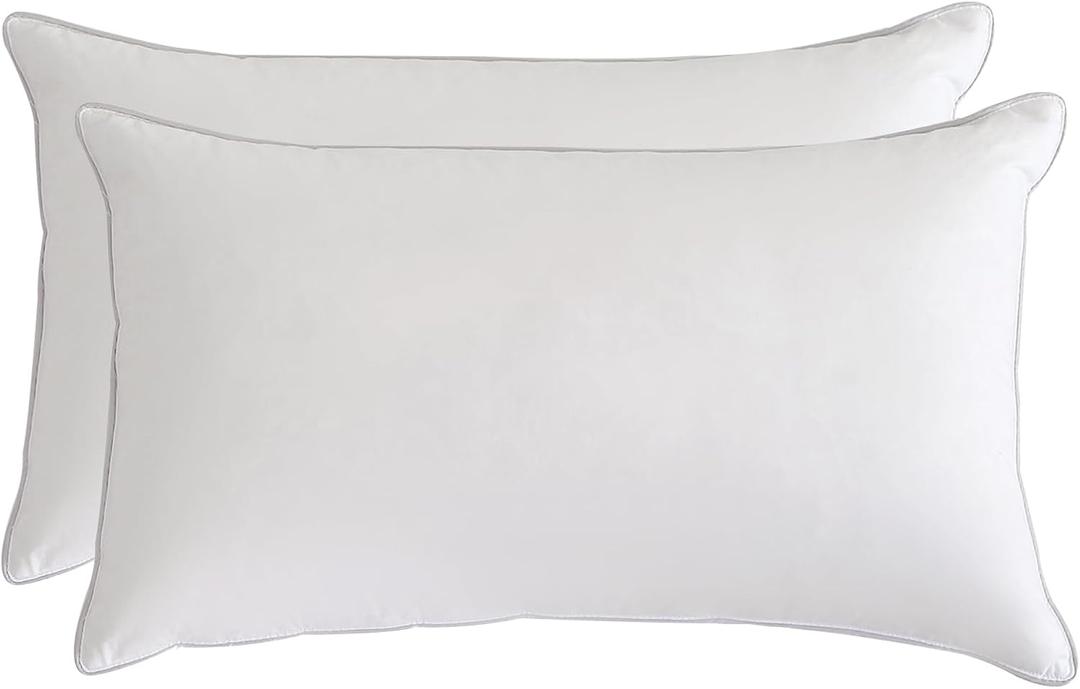 Pillow, White, Size 20*36 inch, 2 pcs