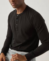 Yogingo Men's Long Sleeve Shirt, Black Size XL