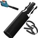 Leaf Blower Air Booster, Air Flow Booster for Blower, Turbo Nozzle Extension Airflow Accelerator, Lawn and Driveway Leaf Force Cleanup (1 pc Black)