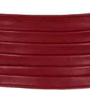 SANSTHS Women Wide Elastic Belts for Dresses Vintage Fashion Stretchy Waist Belts Ladies Cinch Belts Leather Waistband (Fit Waist Size 26-28 Inches, Burgundy)
