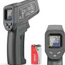 Infrared Thermometer Gun for Cooking, -58~1022(-50C to 550C) Non Contact Digital Laser Temperature Gun for Pizza Oven Kitchen Cooking Daily Use with Adjustable Emissivity