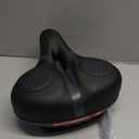 ROCKBROS Bike Seat for Men Women Comfort Wide Gel Bike Seat Replacement,Breathable Waterproof Padded Bicycle Saddle, Compatible with Cruiser/Mountain/Fat Bikes (Black)