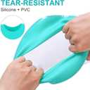 Waterproof Leg Cast Cover for Showering, Reusable Shower Sleeve for Full Leg After Surgery, Watertight Non-Slip Adult Fracture Protector Bag, Water Proof Medical Covers for Thigh/Knee/Wound/Bandages, Full Leg
