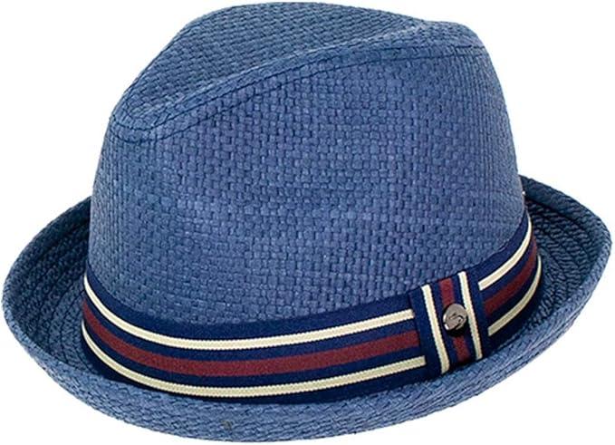Peter Grimm Depp Fedora Hat Navy  Large