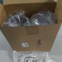 Nuogo 6 Pcs Plastic Candy and Cookie Jar with Lids Decorative Apothecary Jars Candy Buffet Containers Clear Airtight Food Storage Canister Home Decoration(30 oz,Stylish)