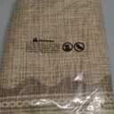 GarveeHome Door Mat Indoor Rugs for Entryway Scalloped Solid Tan Jute Digital Printing Small Rug 2x3 Washable Non-Slip Modern Soft Low-Pile Carpet for Bedroom Kitchen Entrance