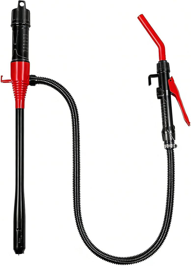 Cordless Electric Fuel Transfer Pump, 3GPM Portable Fluid Transfer Siphon Pump with Oil Pipeline