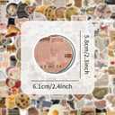 294 PCS Vintage Stickers for Adults Teen, Aesthetic Stickers for Water Bottles Laptop Journaling, Scrapbooking Supplies for DIY Paper Crafts, Waterproof Vinyl Stickers