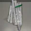 1.1 Inch Diameter Tension Closet Rods for Hanging Clothes 32-85 Inch, Adjustable Pole Closet to Hang Clothes, Heavy Duty Closet bar for Wardrobes with No Drilling Holder, White