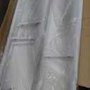 aboxoo Ladder Shelf White Wooden Bookshelf 5-Tier Wall-Mounted Open Wood Rack Industrial Modern Plant Flower Stand Utility Organizer Bookcase Metal Frame Furniture Office Kitchen Bedroom (1PC)