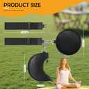 2 x Dual Pouch Wristlet Keychain Wallet Double keychain wallets Mini Pouch Coin Purse Women Coin Detachable Wrist Zip Bag (Black)