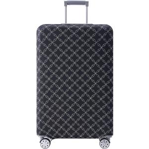 TRAVELKIN more than travel Luggage Covers For Suitcase Tsa Approved,Suitcase Cover Protector Fit 18-32 Inch Luggage (Black Sanskrit)