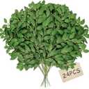Fake Leaves(24pack) Faux Greenery Stems,Silk Greenery,Artificial Tree Branches,for Table Decor for centerpieces Italian Decorations Floral Arrangements etc Reusable.