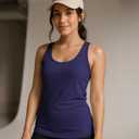 Sexy Basics Women's 5 Pack Racerback PowerFlex Tank Tops/Cotton -Spandex Stretch Color Tank Tops (L)