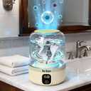 Underwear Washing Machine,2025 Upgrade Mini Washer Deeply Cleans Small Laundry Items, Socks, Underwear, Baby Clothes,Portable Washing Machine is Suitable for, Apartments, Hotels, Travel, Beige