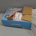 PROALLER Electric Heated Blanket Queen Size with 6 Levels & 8h Auto Off, Ultra Soft Flannel Full Body Heating Blanket, Machine Washable, Warm Gray, 84" x 90"