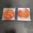 Faccito 8 Pcs Sports Party Banners Sports Theme Party Hanging Decorations Paper Garland for Teens Balls Birthday Baby Shower Home Classroom Supplies Decor (Basketball)