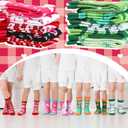 36 Pairs Easter Socks Gifts Women Bunny Egg Heart Shamrock Socks Bulk Soft Stretchy for Women Easter Holiday Gift