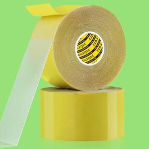 2Pack Double-Sided Mesh Carpet Tape Heavy Duty, 2.4in x 66FT (132FT Total), Large Durable Duct Cloth Tape, High Stickiness Strong 2 Sided Tape for Rugs, Removable Multipurpose Tape, Easy Tear