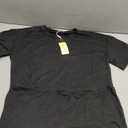 Ekouaer Women's Maternity Pajamas Sets 2 Piece Outfits Short Sleeve Shirts and Biker Shorts Pregnancy Loungewear Mama Clothes, L