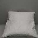22x22 Decorative Throw Pillow Inserts-Down Feather Pillow Inserts-Square-Cotton Fabric-Set of 2-White.