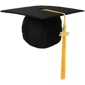Newrara Graduation Unisex Matte Adult Graduation Cap with Tassel