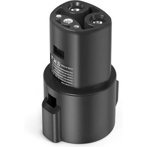 J1772 to Tesla Charger Adapter, Up to 80Amp 240v AC, Mobile EV Adapter for Tesla Model 3/Y/X/S with Fast Charging, Compatible with EVSE Charger, SAE J1772 Charging Adaptor for Tesla Cars Only