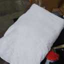 LBRO2M Canadian Down White Goose Pillow 750 Fill Power 80% Down Balance of Softness and Firmness King Down Pillows 100% Cotton Pillow Shell (17"x26" Set of 1)