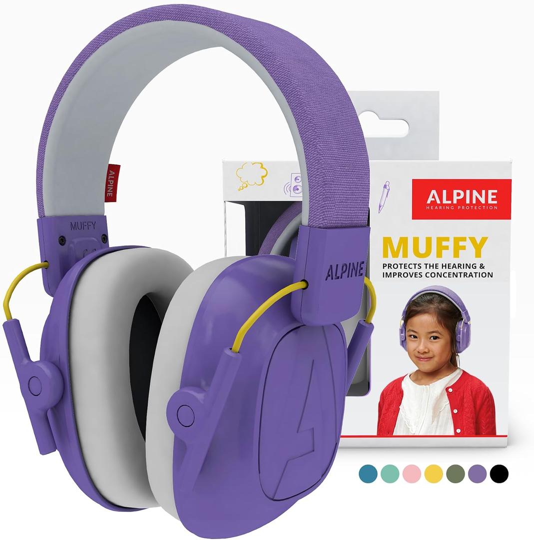 Alpine Muffy Kids Ear Muffs for Kids Ear Protection | 3-16 Years
