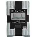 Ellen Tracy™ Stripe Single King Quilted Sham - Green, King