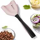 Meat Chopper Spatula Ground Beef Masher- Heat Resistant Hamburger Smasher Tool, Non Stick Ground Chopper Hamburger Grinder, Mix and Chop Potato Masher Kitchen Utensil-Pink (1 Pack-Pink)