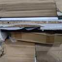 MXV 70\" Fireplace TV Stand with Power Outlet for TVs UP to 80\", Electric Fireplace Entertainment Center with LED Lights & Storage Cabinets, TV Console for Living Room, Office, Black-White