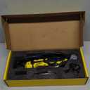 Electric Chainsaw Sharpener Kit with TITANIUM-COATED Diamond Bits - High-Speed Chain saw Sharpener Tool and 6 High Hardness Sharpening Wheels For All Chainsaw Chains.